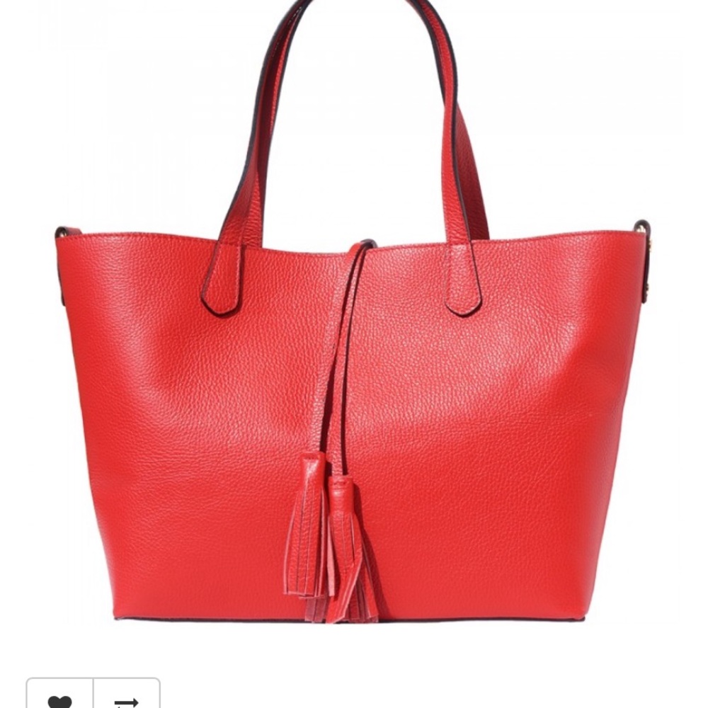 FINE ITALIAN CALFSKIN LEATHER TOTE (Looks very expensive) - Picture 7 of 14